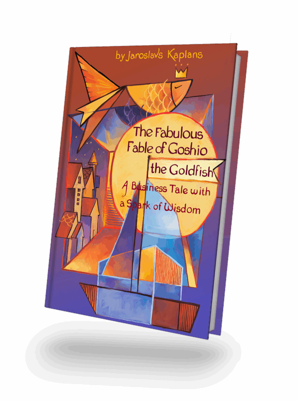 Goshio the Goldfish (Cubist Version)