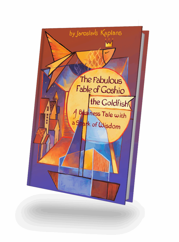 Goshio the Goldfish (Cubist Version)