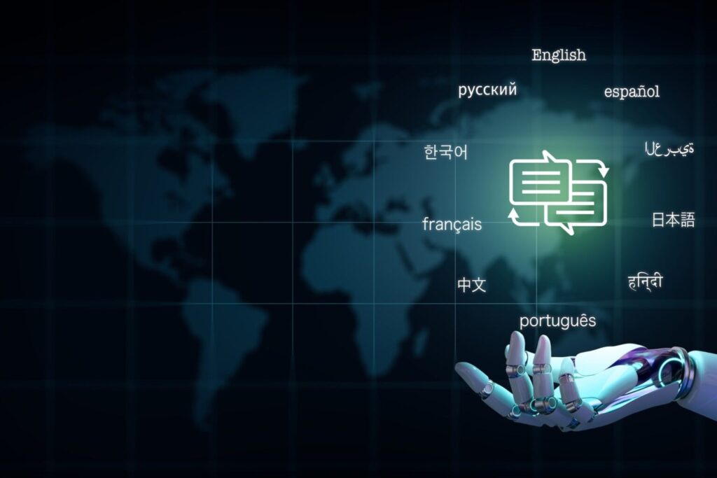 Multilingual digital translation concept